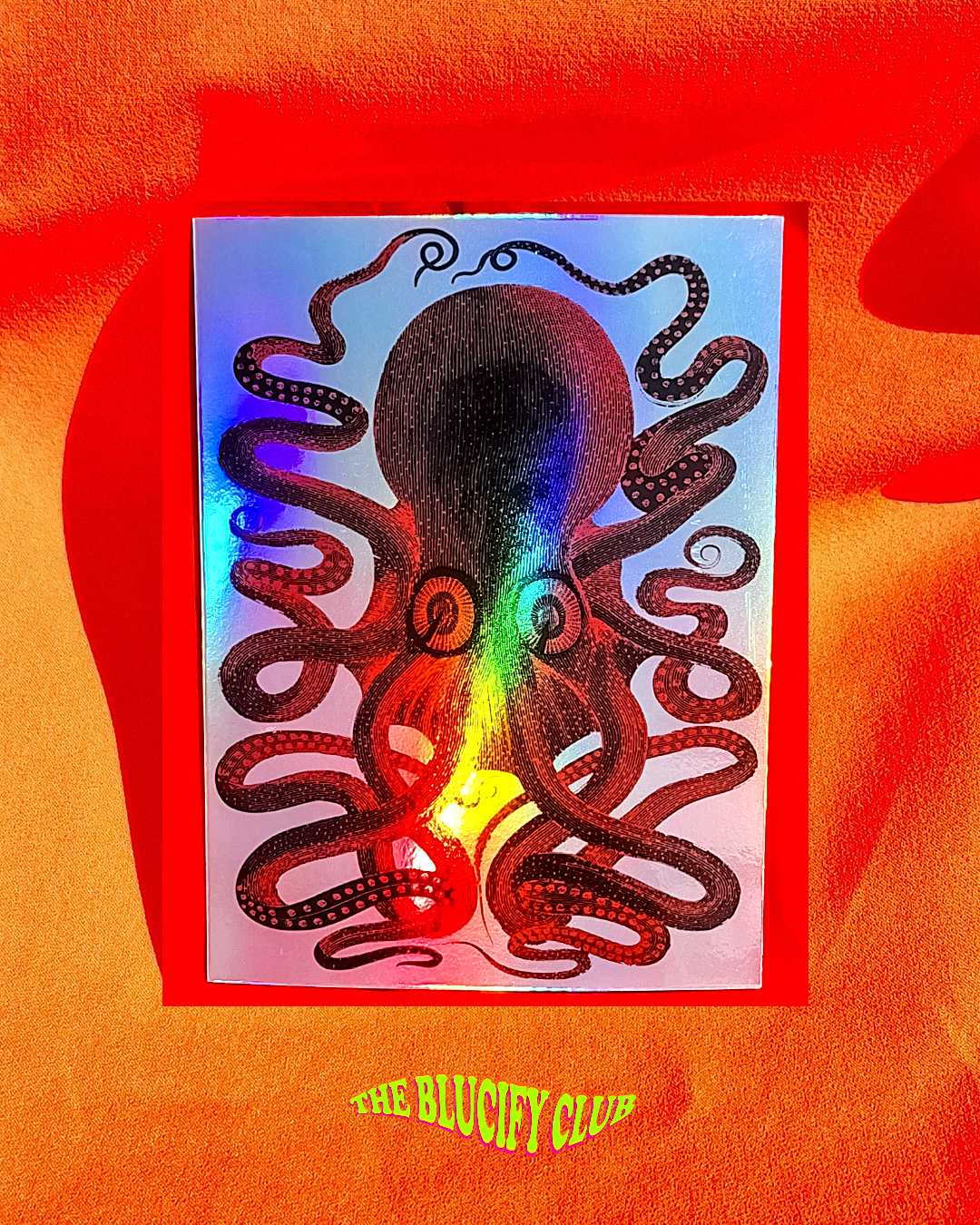OCTOPUS- Poster Holographic