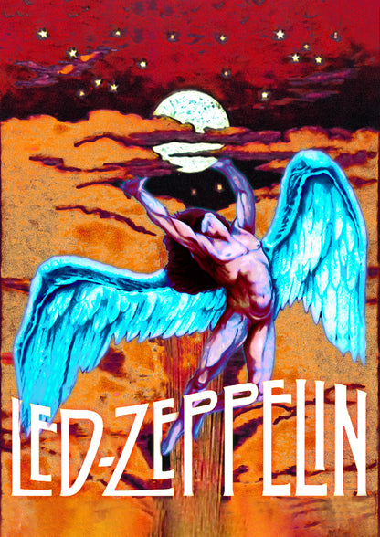 LED ZEP PELIN - Poster Holographic