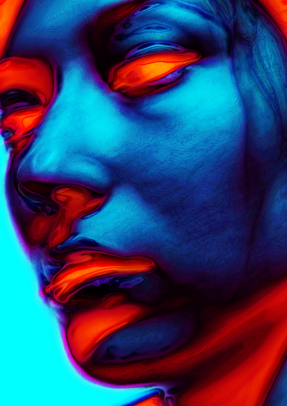 Colour Study no2 - Poster Holographic