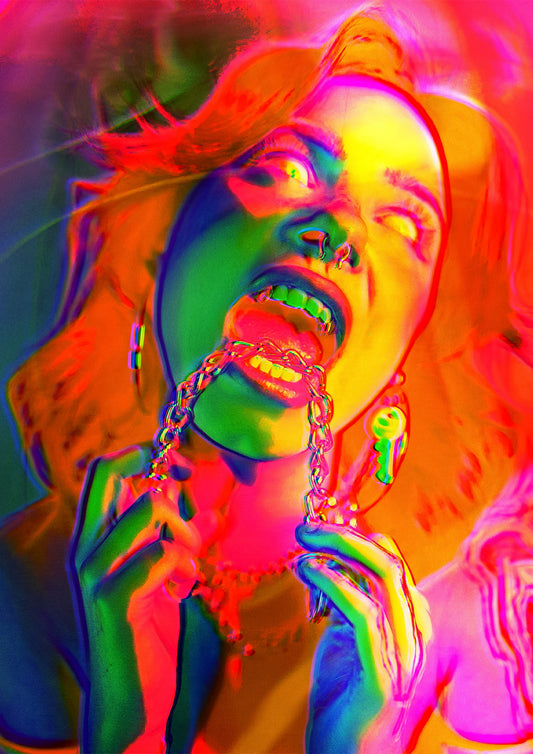 Colour Study no6 - Poster Holographic