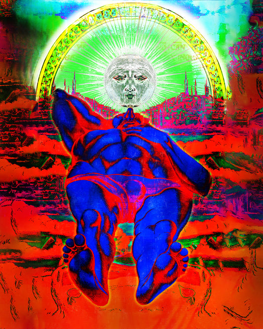 MIDNIGHT SUN- Poster Holographic