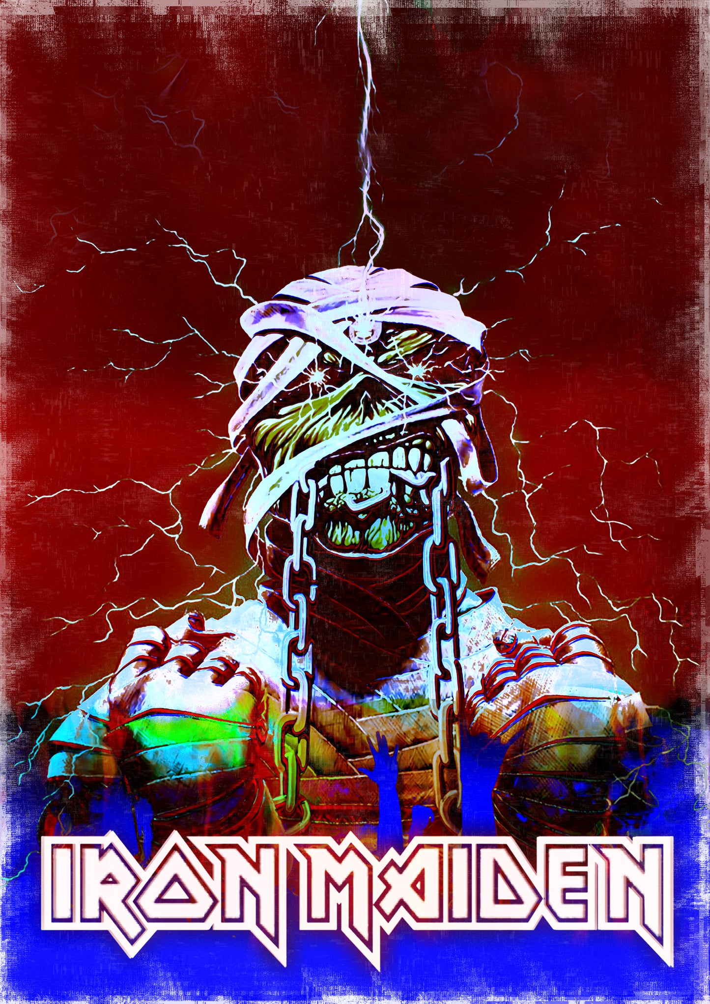IRON MAIden- Poster Holographic