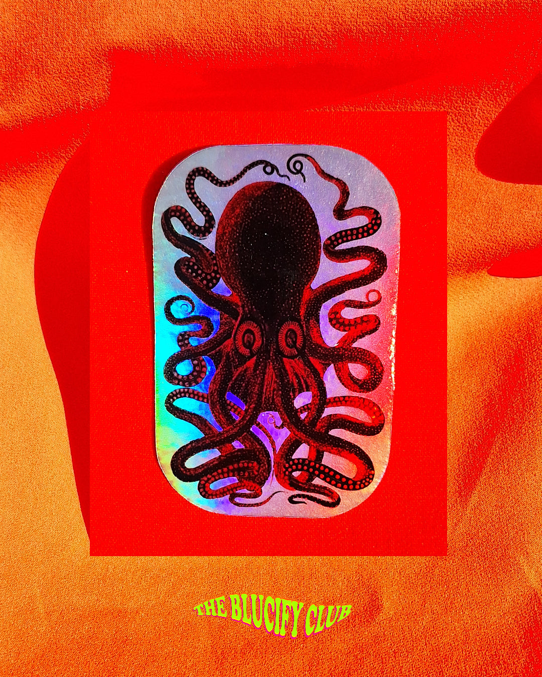 OCTOPUS HOLO STICKER