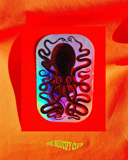 OCTOPUS HOLO STICKER