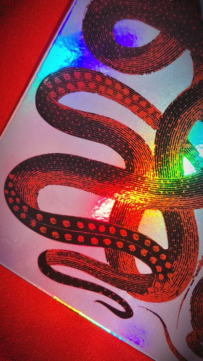 OCTOPUS- Poster Holographic