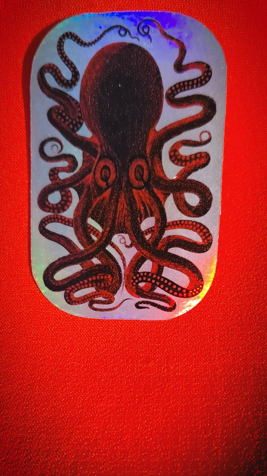 OCTOPUS HOLO STICKER