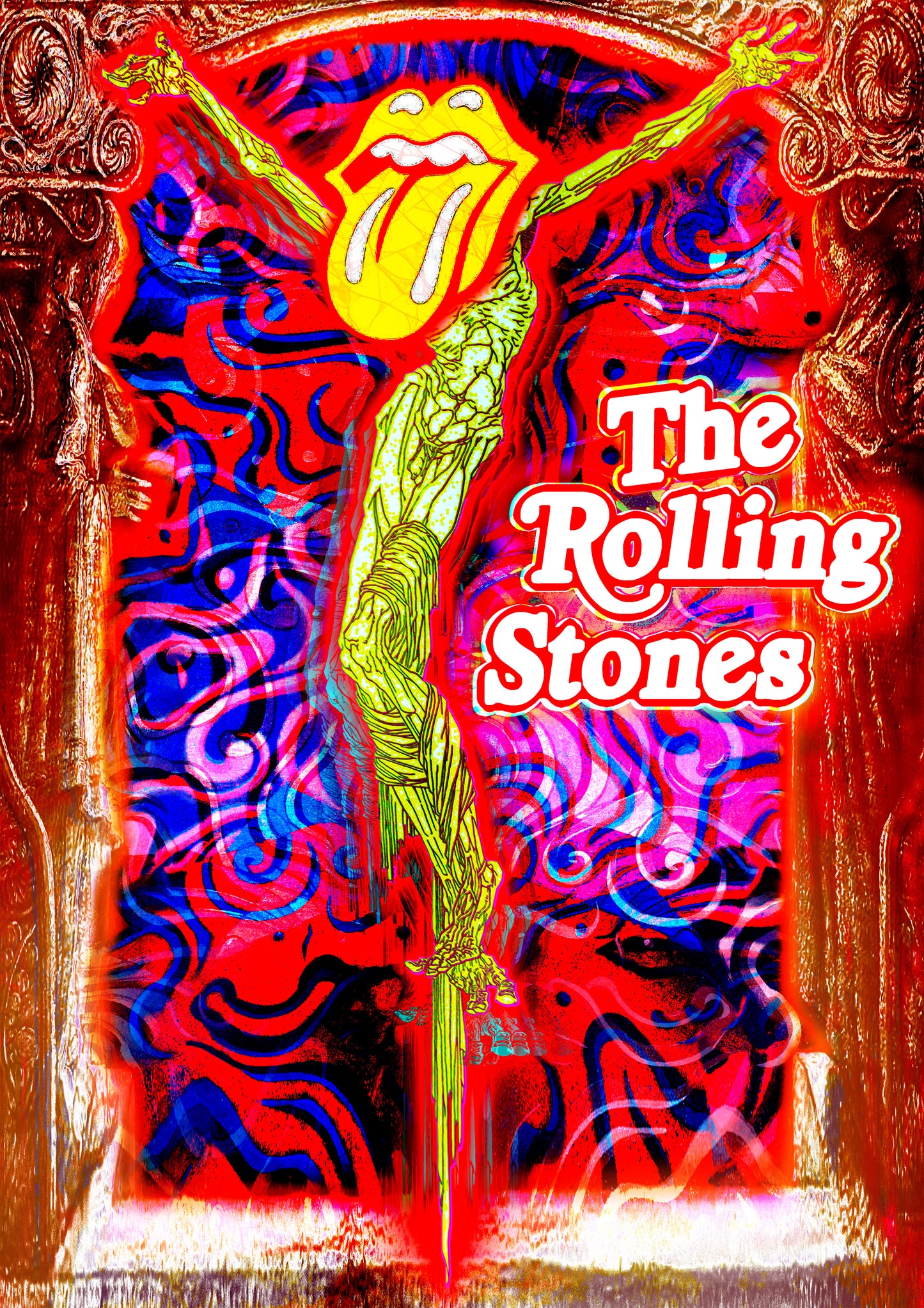THE ROLLING STONEs - Poster Holographic